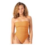 Roxy Womens Small One-Piece Swimsuit Rust Multi