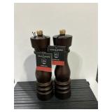 Cole and Mason Salt and Pepper Mill Set Dark Wood