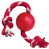 Kong Ball Rope, Natural Rubber Fetch and Tug Toy