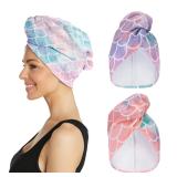 Turbie Twist 2-Pack Microfiber Hair Towel for