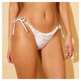 Wild Fable Floral Lace Cheeky Bikini Bottom Cream