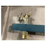Metal Water Spigot Stand and Valve Assembly