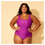 Shade  Shore One-Piece Swimsuit Purple 18 $45.00