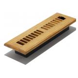 Decor Grates 2x12 Wood Louver Floor Register Oak