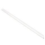 Ivy Hill Tile White Ceramic Pencil Tile 0.6x12in