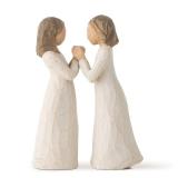 Willow Tree Sisters by Heart Sculpted Hand Painted