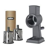 Zyliss Rotary Cheese Grater Aluminium 3 Steel Drum