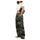 HiMONE Petite Cargo Pants for Women High Waisted