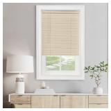 Achim Cordless Mini Blinds 34W x 48H Alabaster