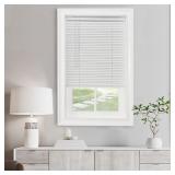 ACHIM Cordless Mini Blinds 29 x 64 in Pearl White