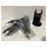 Black Plastic Monitor Stand Bases New