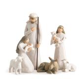Willow Tree 6 piece Nativity Sculpted Hand Painted