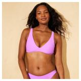 Shade  Shore Scoop Neck Bralette Bikini Top L