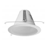 Nicor 6-inch White Airtight Recessed Baffle Trim