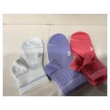 Under Armour Youth Quarter Socks 3 Pack Medium