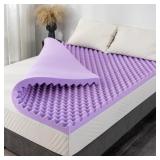 MLILY 2 Full Egg Crate Gel Memory Foam Topper
