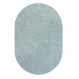 JONATHAN Y Haze Solid Light Blue 5x8 Oval Rug