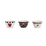 DEMDACO Mini Pinch Condiment Spice Bowls Red Heart