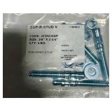 MKT Fastening SUP-R-STUD V Anchors 38 x 2-34 4pk