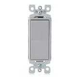 Leviton 15A Decora Single-Pole Switch Ivory 1-Pack