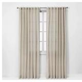 Threshold 54x95 Linen Light Filtering Curtain