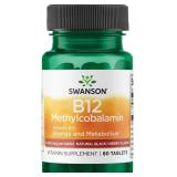 Swanson Methylcobalamin Vitamin B-12 2.5mg 60...