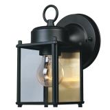 Designers Fountain 1161-BK 8in Wall Lantern Sconce