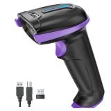 Tera 1D Wireless Barcode Scanner Purple