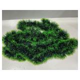 Green and Black Christmas Tinsel Garland $15.00