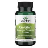 Swanson Curqfen Curcumin Fenugreek 60 Veg Caps