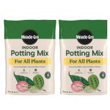Miracle-Gro Indoor Potting Mix 6 qt. 2-Pack