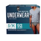 Total Protection Mens Underwear SM 92ct