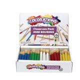 Colorations Mini Paint Brushes Set of 60 Medium