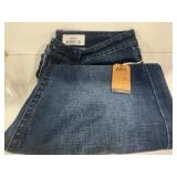 Axel Brand Mens Boot Cut Jeans Dark Blue 38x32
