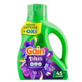 Gain Liquid Laundry Detergent 60 fl oz 45 Loads