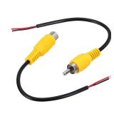 Uxcell 6 Inch Rca Male Female To Bare Wire Adapter