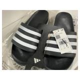 Adidas Adilette Aqua Slides BlackWhite Size 12