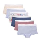 Hanes Girls Originals Boyshorts Size 6 6-Pack