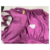 Womens Purple Swimwear Top Size 18