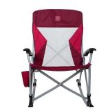 King River Folding Rocking Chair RedWhite