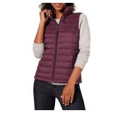 Amazon Essentials Puffer Vest Burgundy X-Large