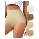 Quasti High Waisted Tummy Control Briefs XL 4 Pack
