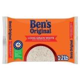 Bens Original Long Grain White Rice 12 Lb
