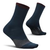 Feetures Trail Max Cushion Mini Crew Socks Navy M