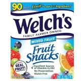Welchs Mixed Fruit Snacks 4.5lb 90ct