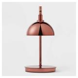 Threshold 94320151 Rose Gold Round Candle Lamp