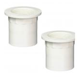 Westbrass Tub Drain Adapter 1-12 2-Pack