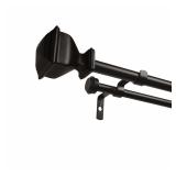 Exclusive Home Napoleon Double Curtain Rod 36-72