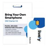 Lively SIMe-SIM Kit - Unlimited Talk Text  1GB