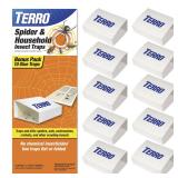 Terro Spider Insect Trap 10 Pack Sticky Glue